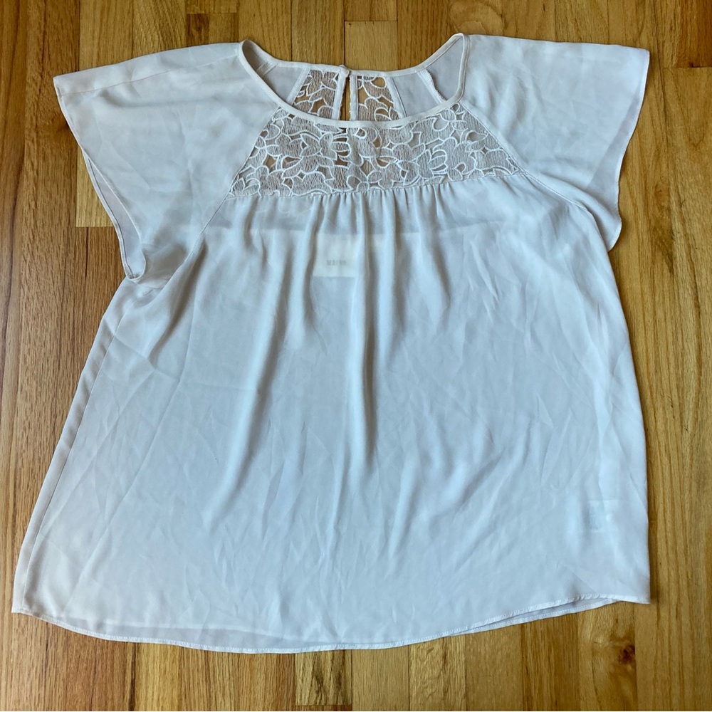 EUC Maeve Lace Detail Flowy Top